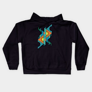 Twin Sunset By The Cliffs Kids Hoodie